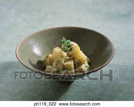 Bowl of potato salad View Large Photo Image Stock Image - Bowl of potato salad. Fotosearch