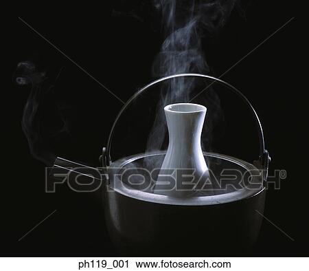 Hot Japanese rice wine (Sake) View Large Photo Image Stock Image - Hot Japanese rice wine (Sake). Fotosearch
