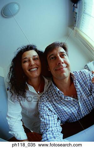 Stock Photography - Portrait of a couple. Fotosearch