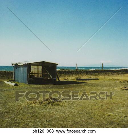 A hut near the sea View Large Photo Image Stock Photo - A hut near the sea. Fotosearch