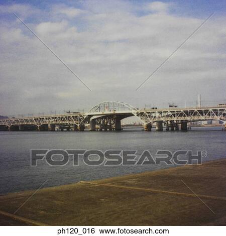 Bridge across the sea View Large Photo Image Stock Photograph - Bridge across the sea. Fotosearch