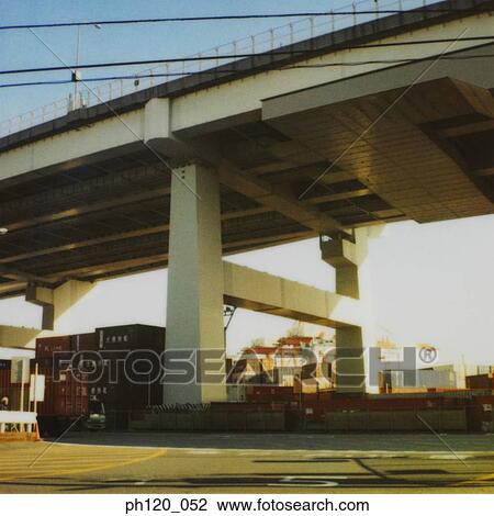 Bridge over a port View Large Photo Image Stock Image - Bridge over a port. Fotosearch