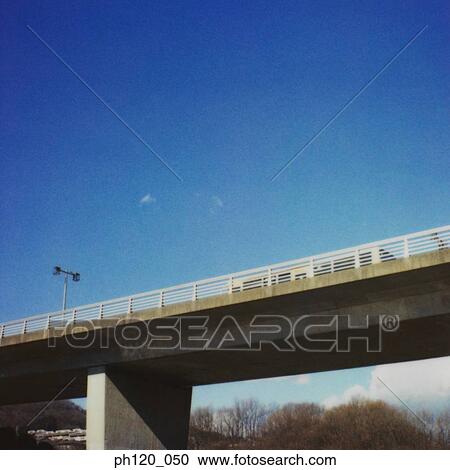 Bus on overhead bridge View Large Photo Image Stock Image - Bus on overhead bridge. Fotosearch