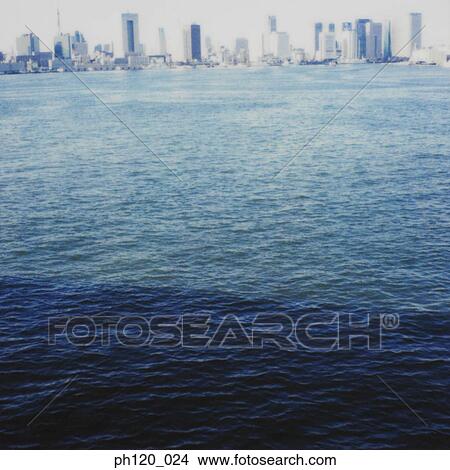 Cityscape, view from sea View Large Photo Image Picture - Cityscape, view from sea. Fotosearch