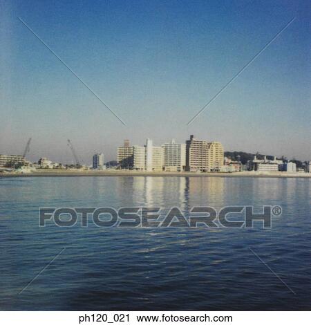 Cityscape, view from sea View Large Photo Image Stock Image - Cityscape, view from sea. Fotosearch