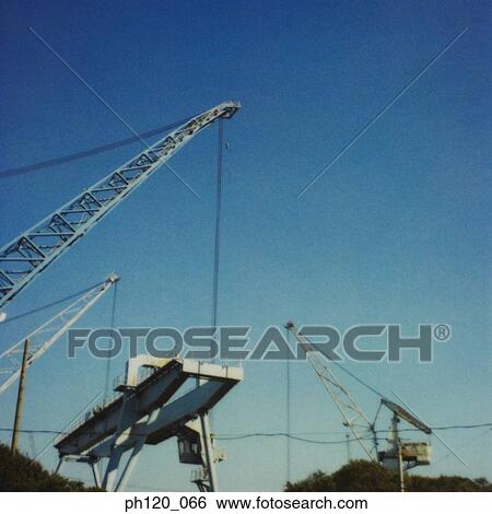 Construction sites with cranes View Large Photo Image Stock Photograph - Construction sites with cranes. Fotosearch