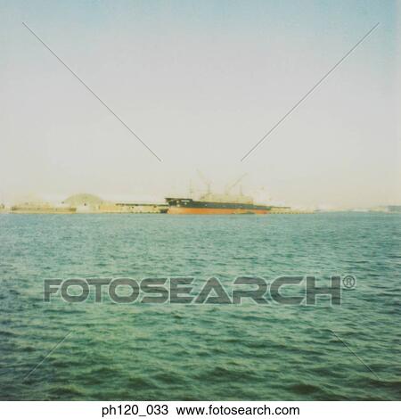 Stock Image - Freight Ship . Fotosearch