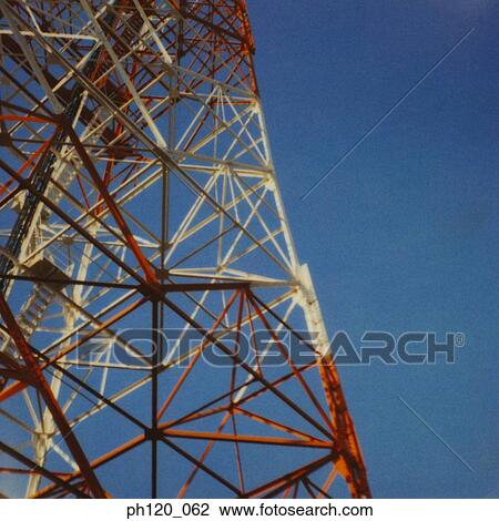 Red and White Pylon View Large Photo Image Stock Image - Red and White Pylon. Fotosearch