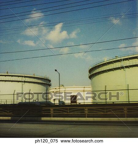 Stock Photography - Water towers in treatment plant. Fotosearch