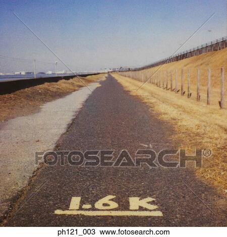 1. 6K' marking on road View Large Photo Image Stock Image - 1. 6K' marking on road. Fotosearch
