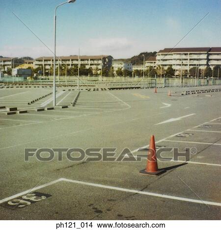 Picture - Pedestrian crossing, painted road markings, close-up . Fotosearch