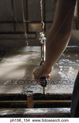 Close-up of a person's hand making a candle View Large Photo Image Picture - Close-up of a person's hand making a candle. Fotosearch