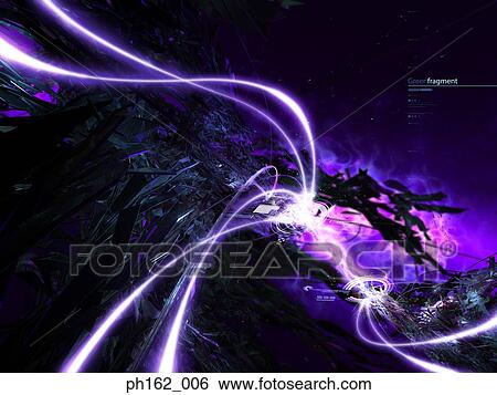 Abstract image of three dimensional objects and neon lights View Large Photo Image Stock Photograph - Abstract image of three dimensional objects and neon lights. Fotosearch