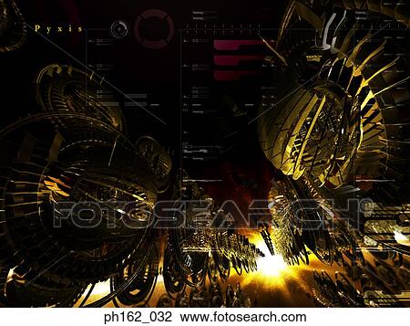 Glowing three dimensional objects against a dark background View Large Photo Image Stock Image - Glowing three dimensional objects against a dark background. Fotosearch