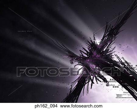 Abstract image an explosion in the universe View Large Photo Image Picture - Abstract image an explosion in the universe. Fotosearch