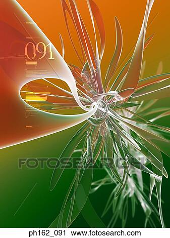 Abstract image of a glower against green and orange background View Large Photo Image Stock Image - Abstract image of a glower against green and orange background. Fotosearch