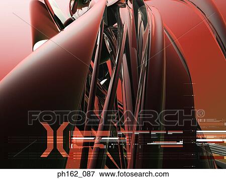 Abstract image of forms and shapes in red and grey View Large Photo Image Stock Photo - Abstract image of forms and shapes in red and grey. Fotosearch