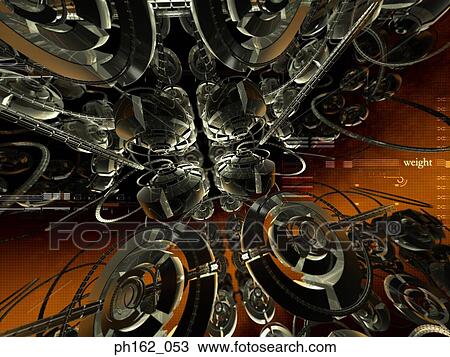 Abstract image of machine parts against an orange grid background View Large Photo Image Stock Image - Abstract image of machine parts against an orange grid background. Fotosearch