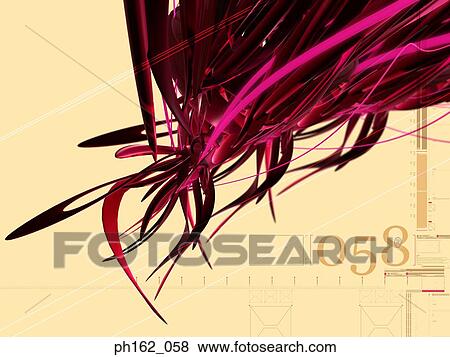 Abstract image of pink objects and lines against a pale background View Large Photo Image Stock Photo - Abstract image of pink objects and lines against a pale background. Fotosearch