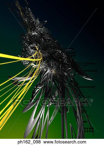 Futuristic mechanical abstract in vibrant color View Large Photo Image Stock Photo - Futuristic mechanical abstract in vibrant color. Fotosearch