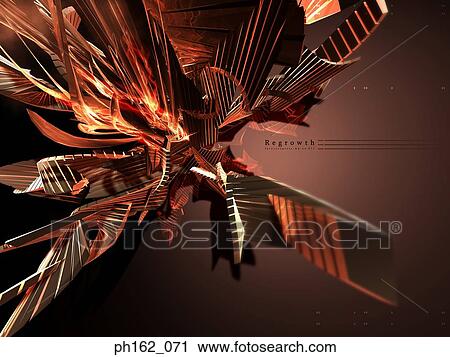 Glowing abstract object against brown background View Large Photo Image Stock Image - Glowing abstract object against brown background. Fotosearch