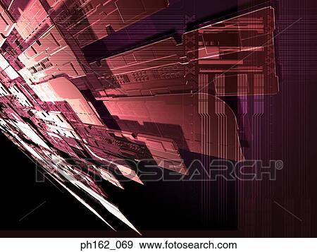Pink abstract pattern against a black background View Large Photo Image Stock Photo - Pink abstract pattern against a black background. Fotosearch