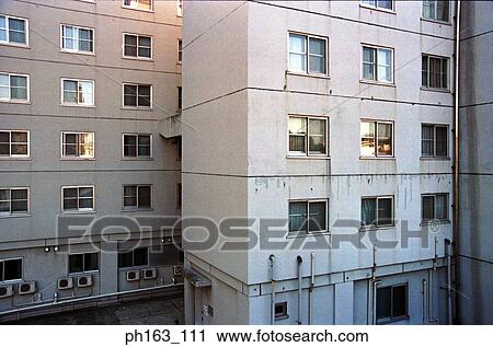 View of a block of building View Large Photo Image Stock Image - View of a block of building. Fotosearch