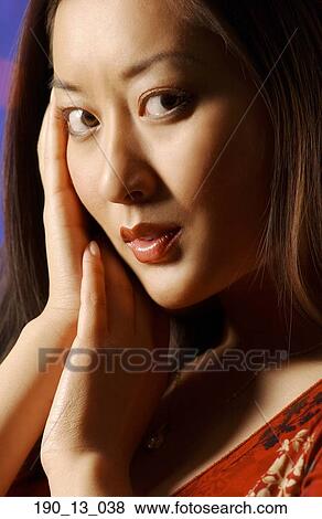 Young, Coy, Glance, Single, Face, Contemplative, Asian View Large Photo Image Stock Photo - Young, Coy, Glance, Single, Face, Contemplative, Asian. Fotosearch