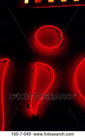 Stock Photo - Bulb, Letters, Light, Typography, Alphabet, Neon. Fotosearch