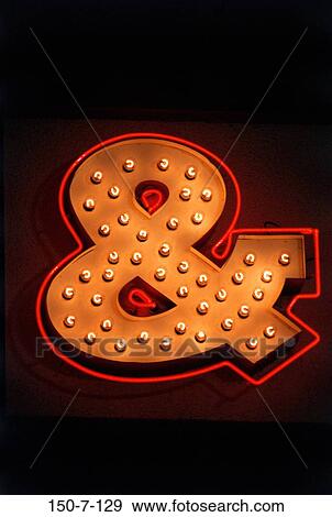 Stock Photo - Light, Lights, Casino, Bulb, Night, English, Neon. Fotosearch