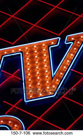 Stock Photograph - Lights, Typography, Light, Letters, Casino, Alphabet, Light. Fotosearch