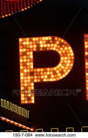 Type, Neon, Night, Life, Marquee, Alphabet View Large Photo Image Picture - Type, Neon, Night, Life, Marquee, Alphabet. Fotosearch