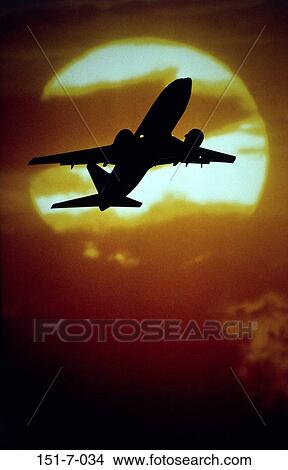 Flight, Outside, Airplane, Silhouette, Flying, Commercial, Planes View Large Photo Image Picture - Flight, Outside, Airplane, Silhouette, Flying, Commercial, Planes. Fotosearch