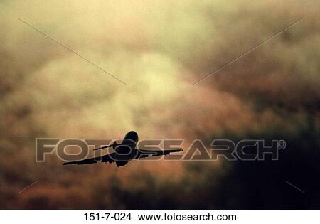 Jet, Airport, Travelling, Silhouette, Plane, Take, Aircraft View Large Photo Image Picture - Jet, Airport, Travelling, Silhouette, Plane, Take, Aircraft. Fotosearch