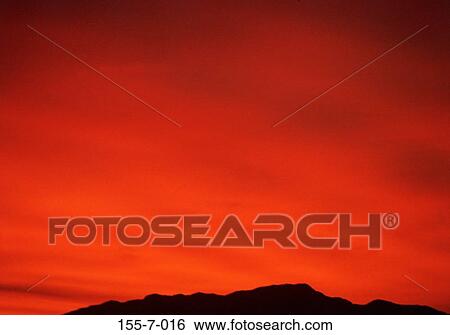 Stock Photograph - Sky, Background, Clouds, Skies, Sunset, Backgrounds, Dramatic. Fotosearch
