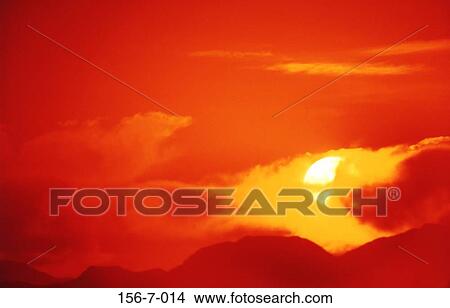 Picture - Rise, Skies, rising, Warmth, Cloud, Background, Atmosphere. Fotosearch