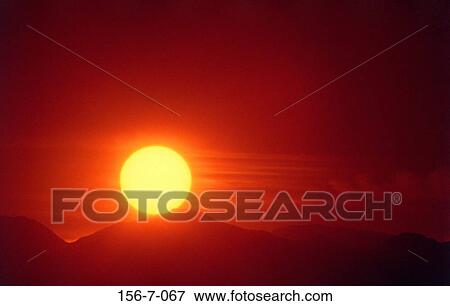 Sunset, Set, RA, Solstice, Atmosphere View Large Photo Image Stock Photo - Sunset, Set, RA, Solstice, Atmosphere. Fotosearch
