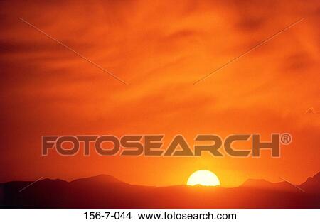 Sunset, Skies, Summer, Planet, Set, Dawn, Sunrise View Large Photo Image Picture - Sunset, Skies, Summer, Planet, Set, Dawn, Sunrise. Fotosearch
