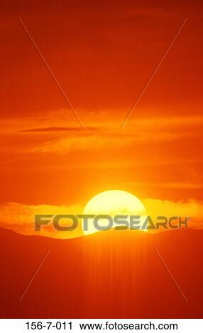Stock Image - Warmth, Planet, Clouds, Time, Sun, Cloud, Backgrounds. Fotosearch