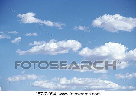 Picture - Skies, Clouds, Sky, Blue, Cloud, Daytime, Background. Fotosearch