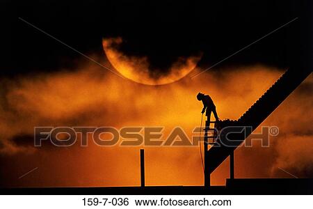Stock Photograph - Building, Workman, Working, Construction, Worker. Fotosearch