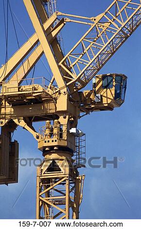 Construction, Horn, Crane, Building, Day, Site, Frame View Large Photo Image Stock Photo - Construction, Horn, Crane, Building, Day, Site, Frame. Fotosearch