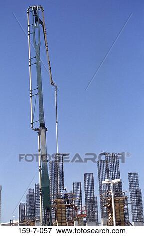 Day, Construction, Outdoors, Concrete, Commercial, Building, Construction View Large Photo Image Stock Photo - Day, Construction, Outdoors, Concrete, Commercial, Building, Construction. Fotosearch