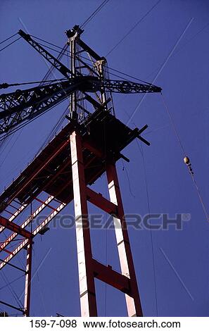 Horn, Cranes, Construction, Construction, Day, Site, Outdoors View Large Photo Image Stock Photo - Horn, Cranes, Construction, Construction, Day, Site, Outdoors. Fotosearch