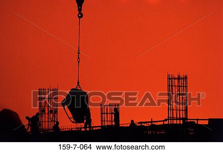 Male, Work, Site, Worker, Day, Construction, Silhouette View Large Photo Image Picture - Male, Work, Site, Worker, Day, Construction, Silhouette. Fotosearch