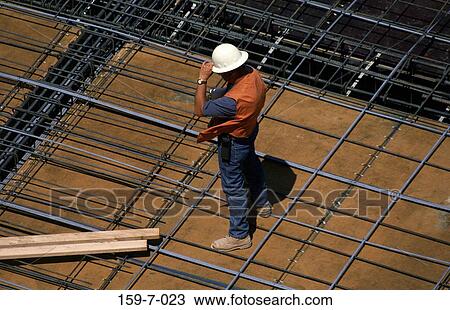 Workers, Day, One, Male, Steel, Construction View Large Photo Image Stock Image - Workers, Day, One, Male, Steel, Construction. Fotosearch
