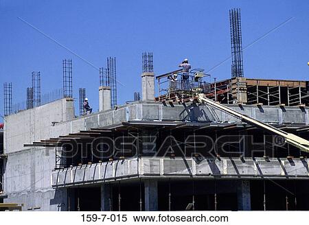 Stock Photography - Working, Male, Work, Construction, Commercial, Cranes, Construction. Fotosearch