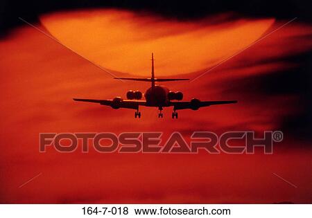 Outdoors, Planes, Travel, Sunrise, Sun, Fly, Airport View Large Photo Image Stock Photo - Outdoors, Planes, Travel, Sunrise, Sun, Fly, Airport. Fotosearch