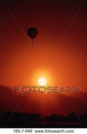 Recreation, Day, Balloon, Adrenaline, Fly, Sunset, Sunrise View Large Photo Image Stock Photo - Recreation, Day, Balloon, Adrenaline, Fly, Sunset, Sunrise. Fotosearch