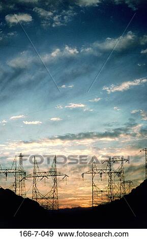 Electricity, Power, Tower, Wire, Electrical, Clouds, Consumption View Large Photo Image Stock Photo - Electricity, Power, Tower, Wire, Electrical, Clouds, Consumption. Fotosearch